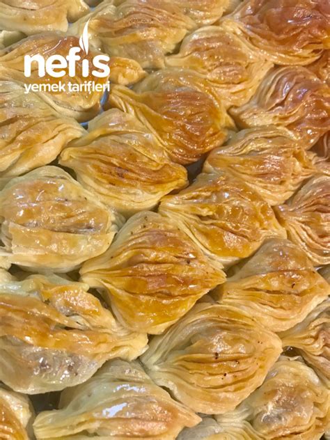 Midye Baklava Kaymaklı Fıstıklı Cevizli Nefis Yemek Tarifleri