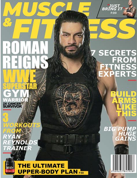 Roman Reigns Magazine Cover Design On Behance