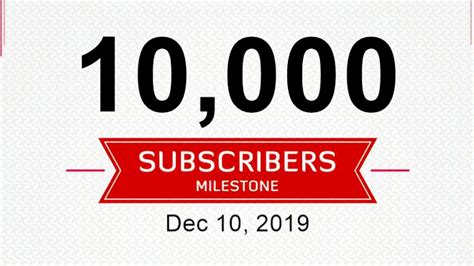 10000 Subscribers Celebration Youtube