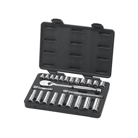 Kd Tools 24 Piece 60 Tooth 38 In Drive Standard Ratchet Set In The
