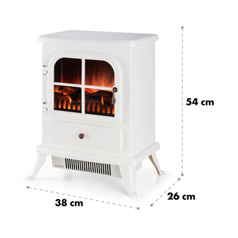 St Moritz Electric Fireplace 1650w1850w Flame Illusion Smoke Free White