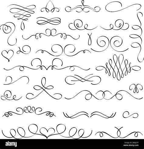 Decorative Scroll Stock Vector Images Alamy