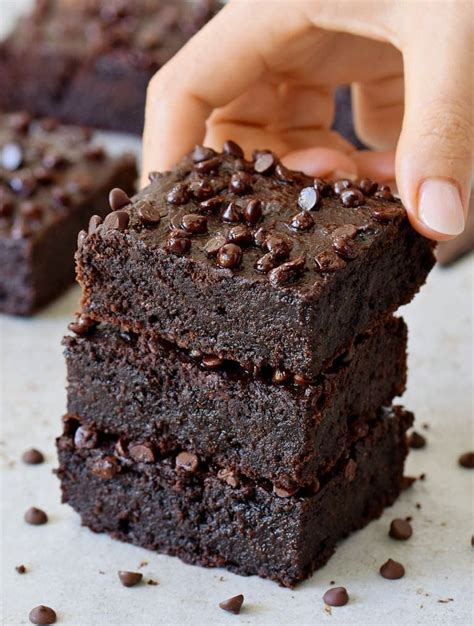 Vegan Zucchini Brownies Easy Healthy Chocolate Cake Elavegan Artofit