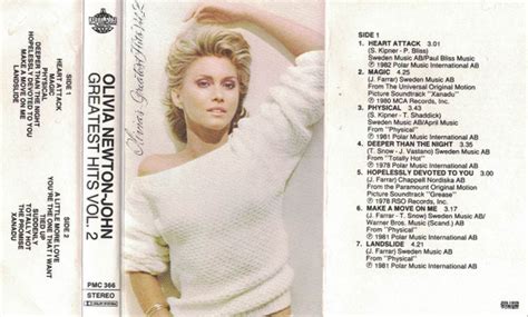 Greatest Hits Vol By Olivia Newton John Tape Polar Music International AB CDandLP