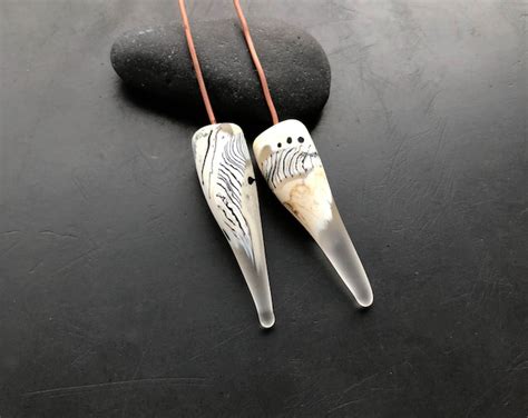 Lampwork Glass Bead Headpins Handmade By Lori Lochner Organic Etsy