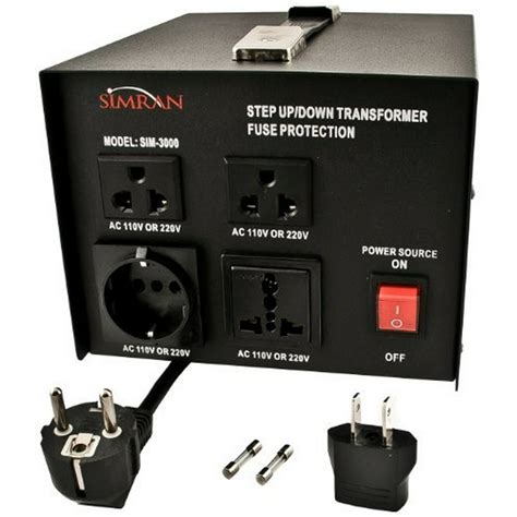 Simran Sim 3000 Voltage Transformer Ac 110v220v240v Step Upstep Down