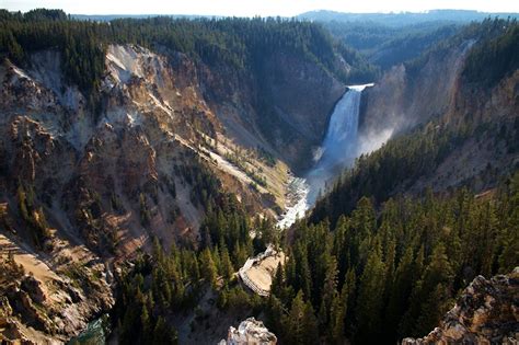 Yellowstone National Park Waterfall Wallpapers 4k Hd Yellowstone