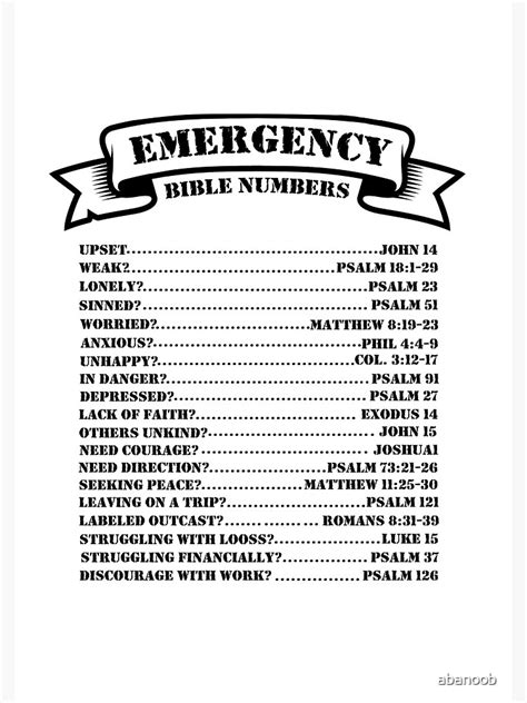 Printable Bible Emergency Numbers Printable Word Searches