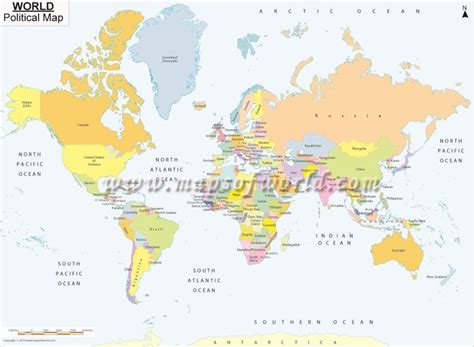 World Map A3 World Map Printable World Political Map Map