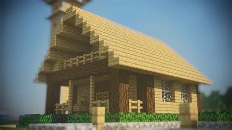 Artstation Minecraft House 3d