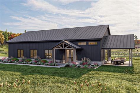 Plan 623137dj 1500 Sq Ft Barndominium Style House Plan With 2 Beds And