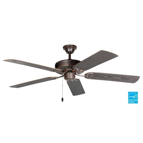 Ceiling mounted ventilation fan features foldable mounting ears and ezduct connector for easy installation. TroposAir ProSeries Builder 52 in. Oil Rubbed Bronze ...