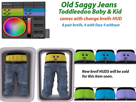 Second Life Marketplace Old Saggy Jeans