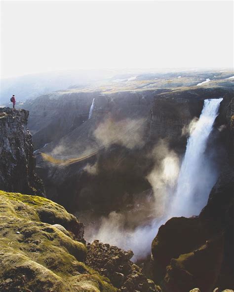 This Is Háifoss It Is 122m Tall And Is The Third Tallest Waterfalls In
