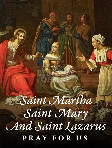 Diocesan Library Of Art Saint Martha Mary And Lazarus Full Page