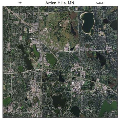 Aerial Photography Map Of Arden Hills Mn Minnesota