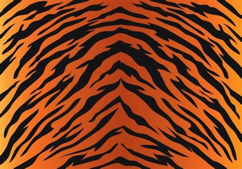 Tiger Stripe Pattern In Free Vector Art Vector Art Pet Tiger