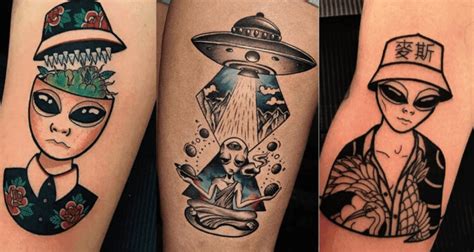 Best 30 Alien Tattoo Design And Ideas Inspiration Guide