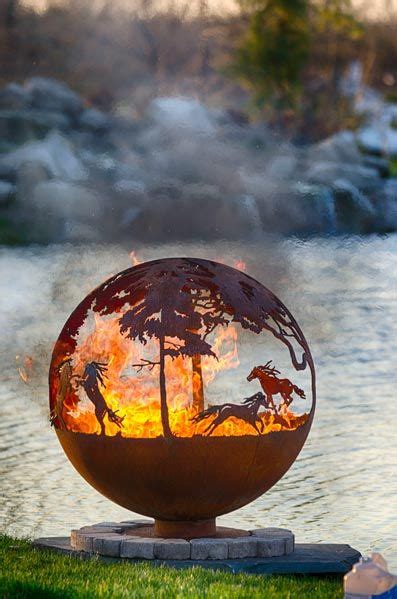 Wildfire Fire Pit Sphere Fire Pit Gallery Fire Pit Sphere Metal