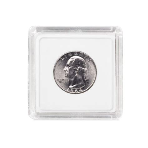 2x2 Coin Snap Quarter Black