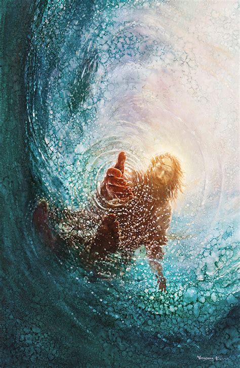 Jesus Christ Walks On Water Paintings Lds Art And Pictures Of Jesus