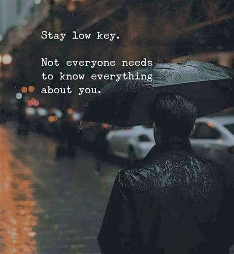 Stay Low Key Quotes Stay Low Key Not Everyone Needs To Know