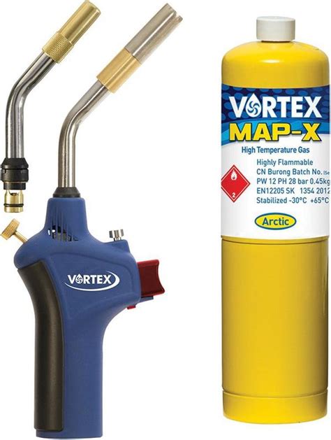 Vt3gboxm Vortex Brazing Torch Kit And Map X Gas Ebay