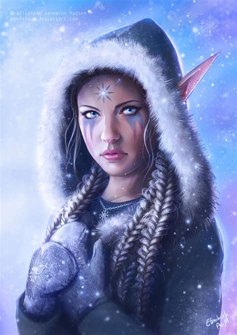 Winter Elf By Emeraldus On Deviantart