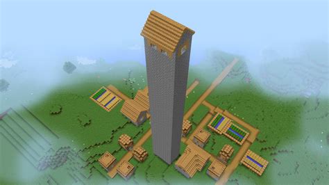 Super Tallest House In The Village Minecraft Noob Vs Pro Battle Youtube