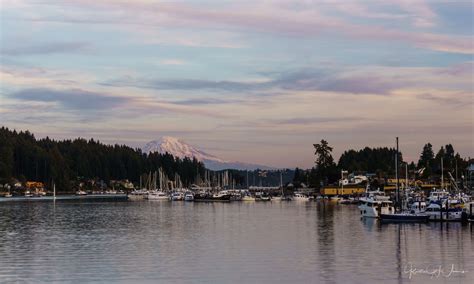 Gig Harbor September Sunset In Washington State