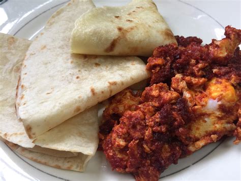 Resepi #3/2019 lempeng dan sambal ikan bilis. Tortilla Lempeng Sambal Telur