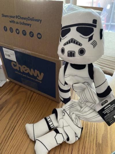 Star Wars Stormtrooper Bungee Plush Squeaky Dog Toy