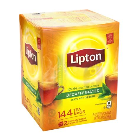 Lipton Decaf Tea Bags Single Serve Coffee And Beverages At