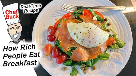 How Rich People Eat Eggs With Smoked Salmon Youtube