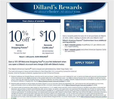 This is a store rewards card, issued by wells fargo. How to Apply for a Dillard's Credit Card