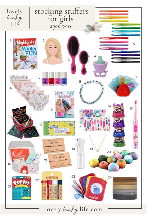 75 Christmas T Ideas Stocking Stuffers For Girls Christmas The
