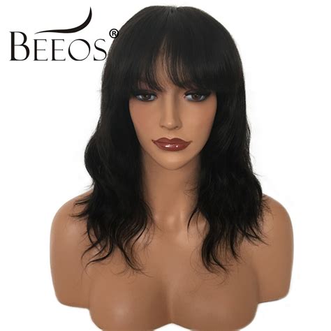 Buy Beeos Short Glueless Lace Front Human Hair Wigs