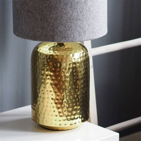 Shop items you love at overstock, with free shipping on everything* and easy returns. gold hammered pot table lamp base by quirk ...