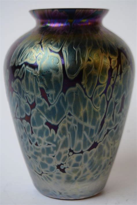 Royal Brierley Studio Iridescent Glass Vase