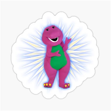 Barney Dinosaur Stickers Redbubble