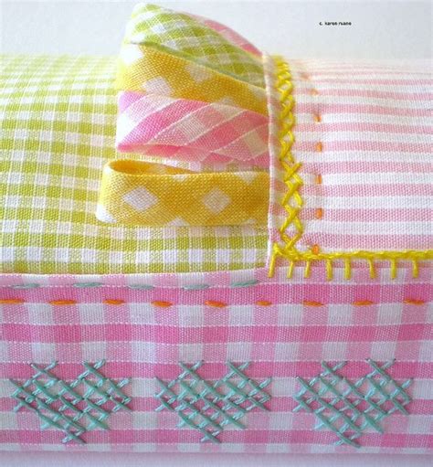 Gingham And Rouleau Loops Gingham Embroidery Sewing Projects