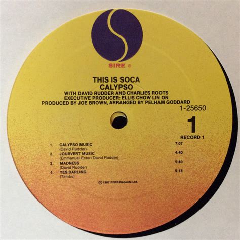 Various This Is Soca Used Vinyl High Fidelity Vinyl Records And