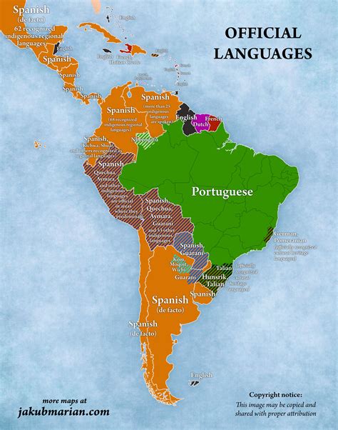 Pax on both houses: Official Languages Of Latin America