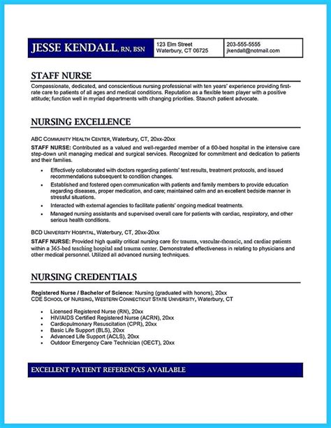 45 Medical Surgical Icu Nurse Resume For Your Application