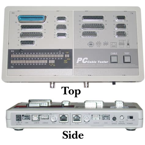 It is very important to select the appropriate coax for your system and vehicle. PC Cable Tester, Tests: BNC, DB15, DB9, DB25, RJ45, USB ...