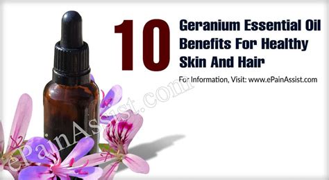 Geranium Essential Oil Benefits For Healthy Skin And Hair