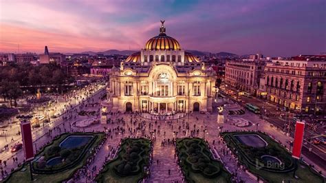 Palace Of Fine Arts In Mexico City 2017 Bing Desktop