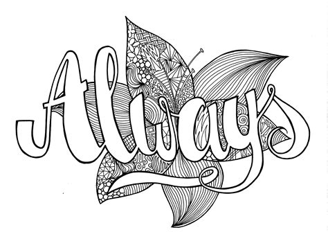 The harry potter coloring pages in this post are meant only for personal use. Harry Potter Always PDF Coloring Page | Harry potter ...