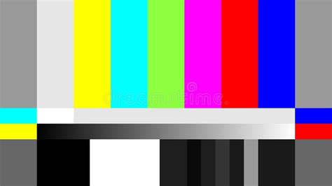 Digital Television Test Pattern Of Stripesfull Hd Stock Vector