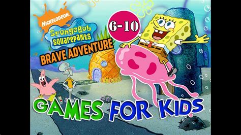 Spongebob Video Games For Kids Game Spongebob Brave Adventure Youtube